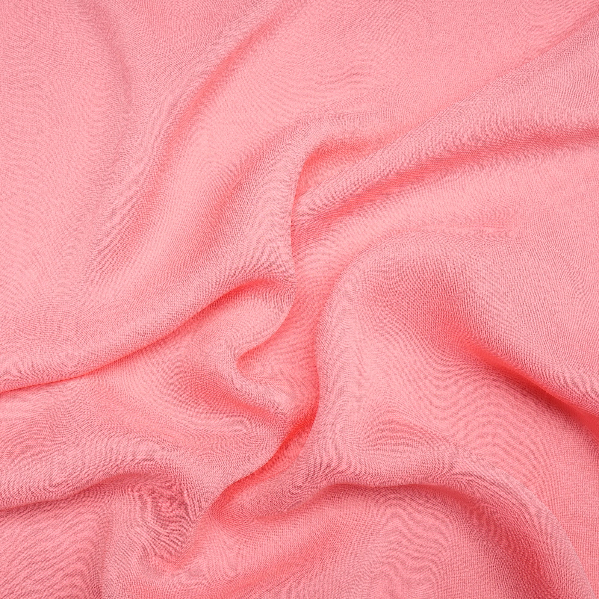 Light Pink Color Piece Dyed Viscose Georgette Fabric