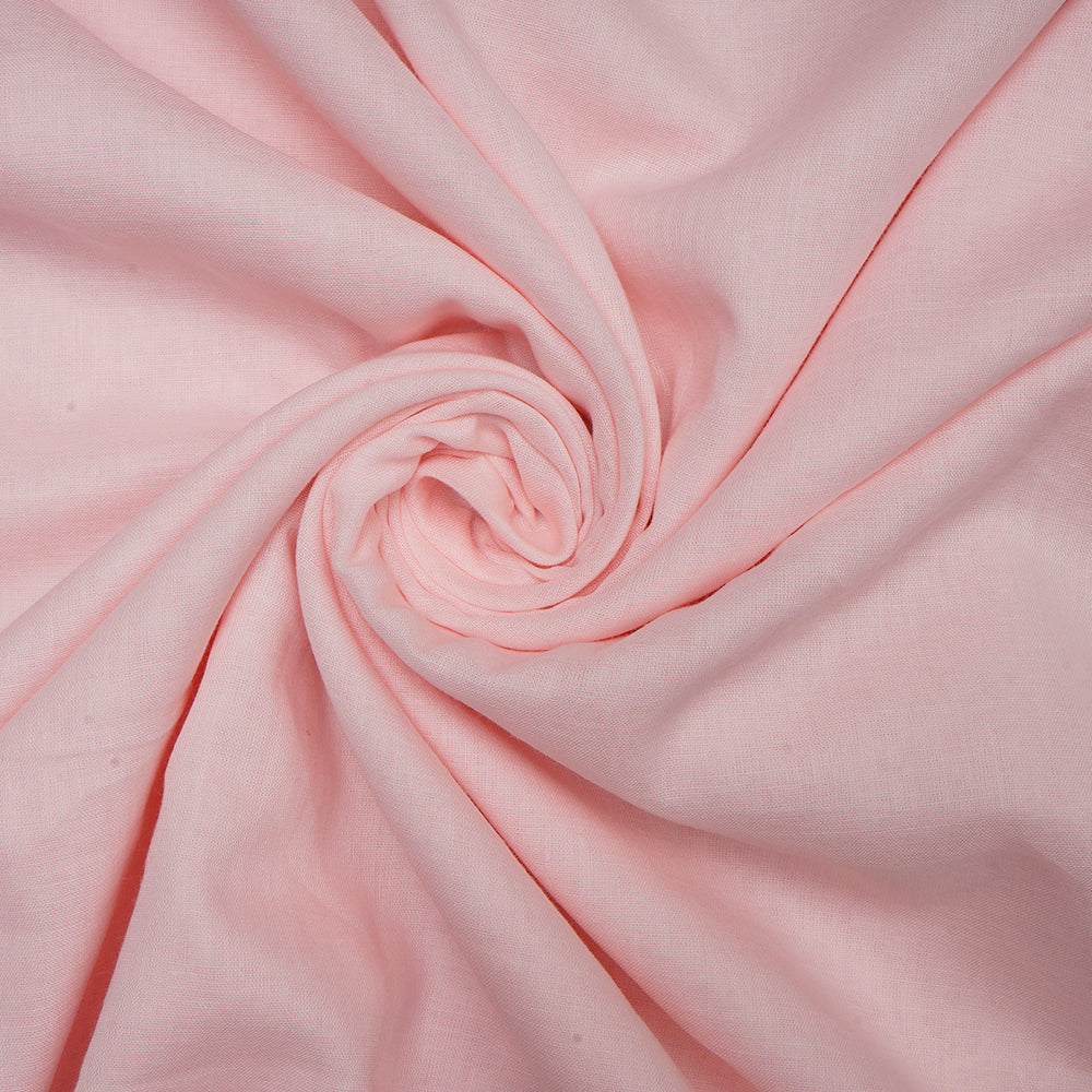 Baby Pink Color Cotton Voile Fabric