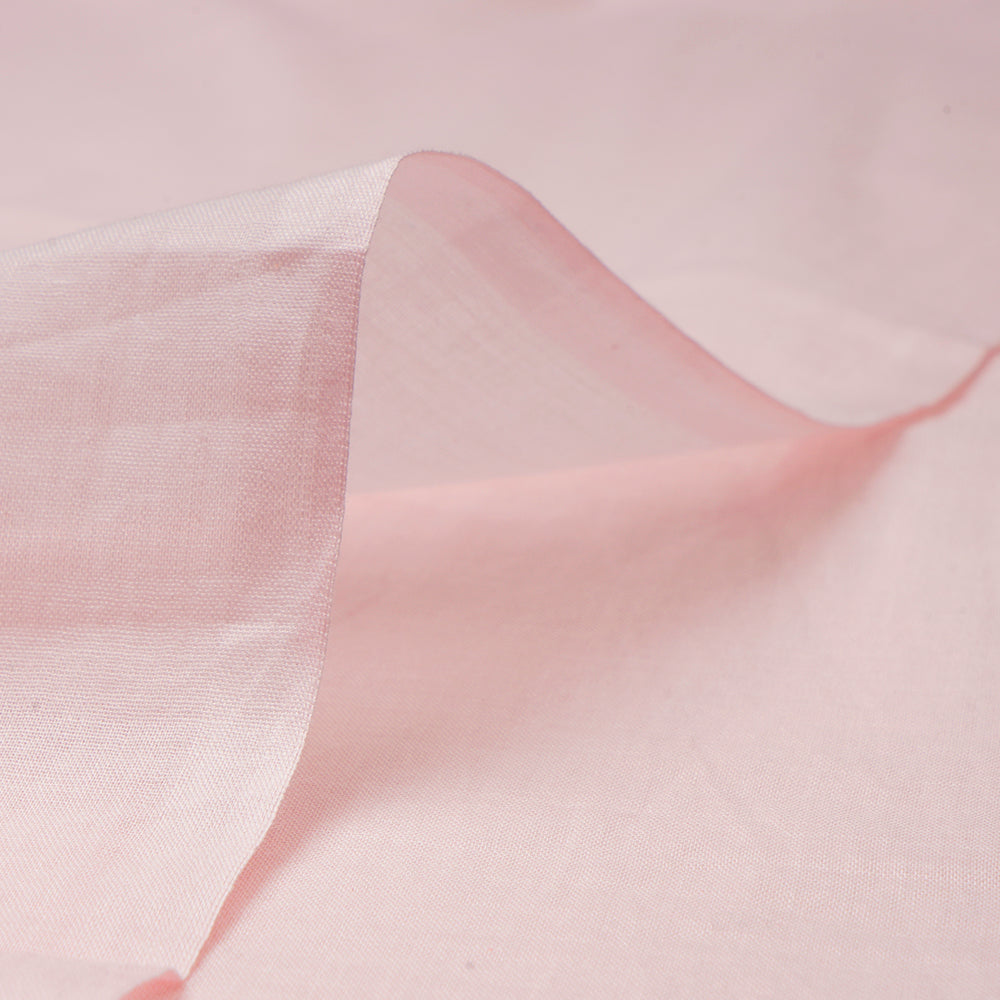 Baby Pink Color Cotton Voile Fabric