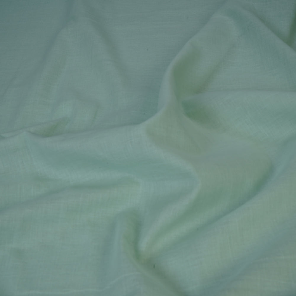 Mint Green Color Cotton Mulmul Fabric