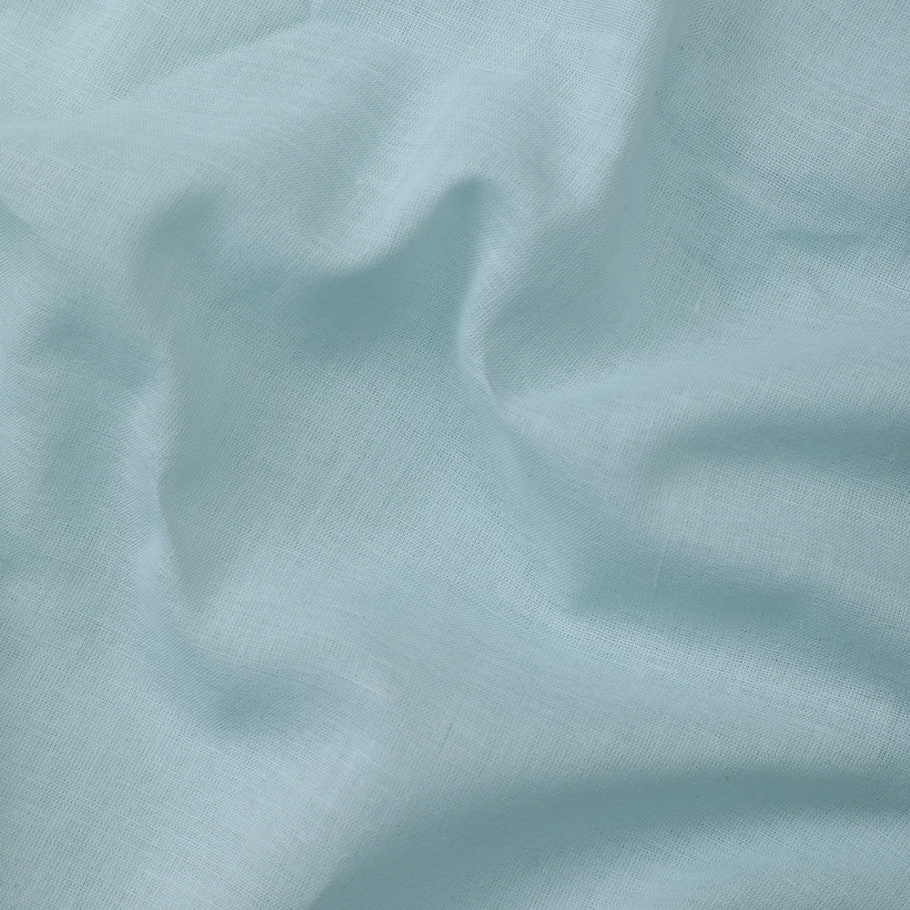 Pastel Blue Color Cotton Mulmul Fabric