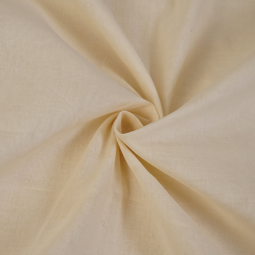 Cream Color Cotton Voile Kora Fabric