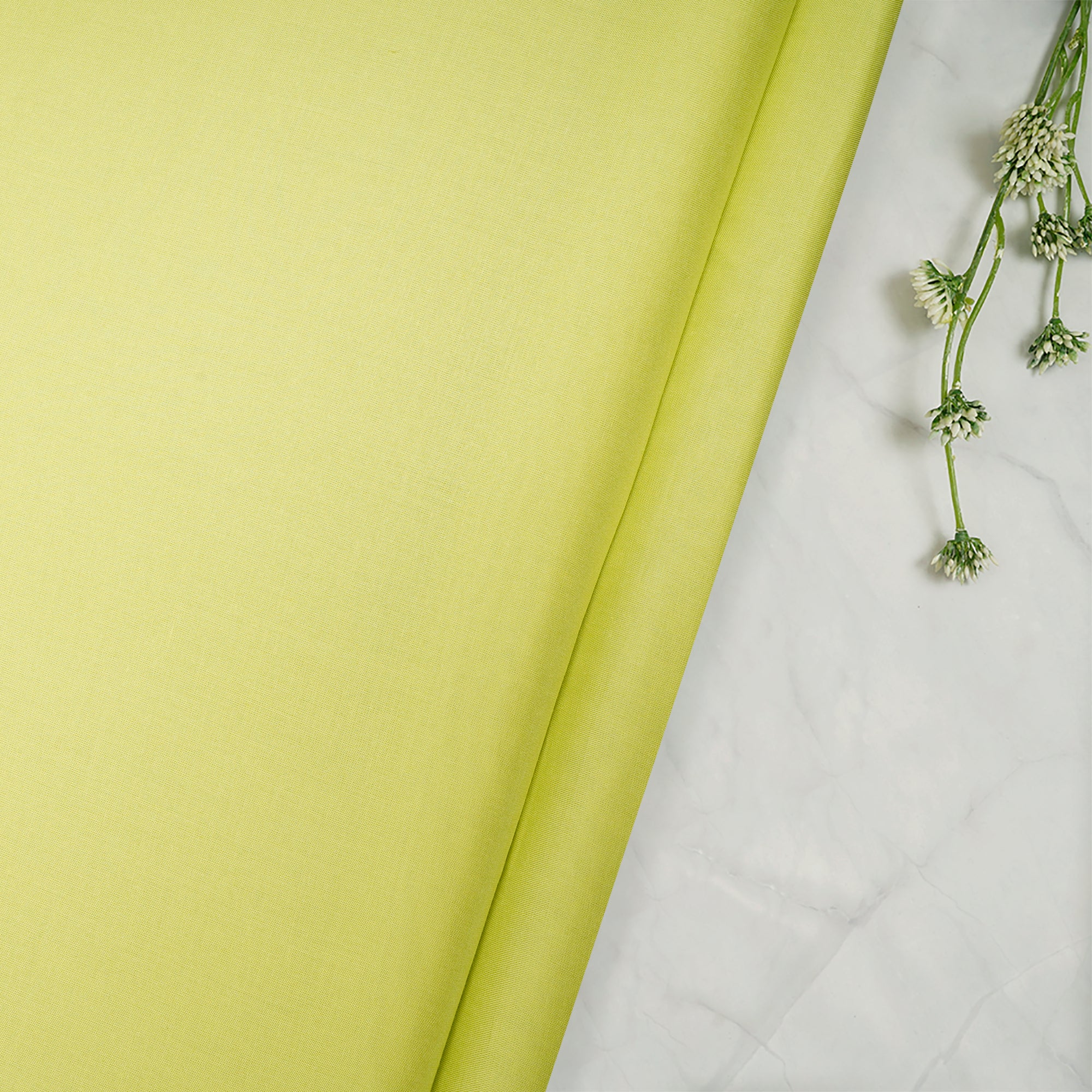 Light Green Color Plain Modal Fabric