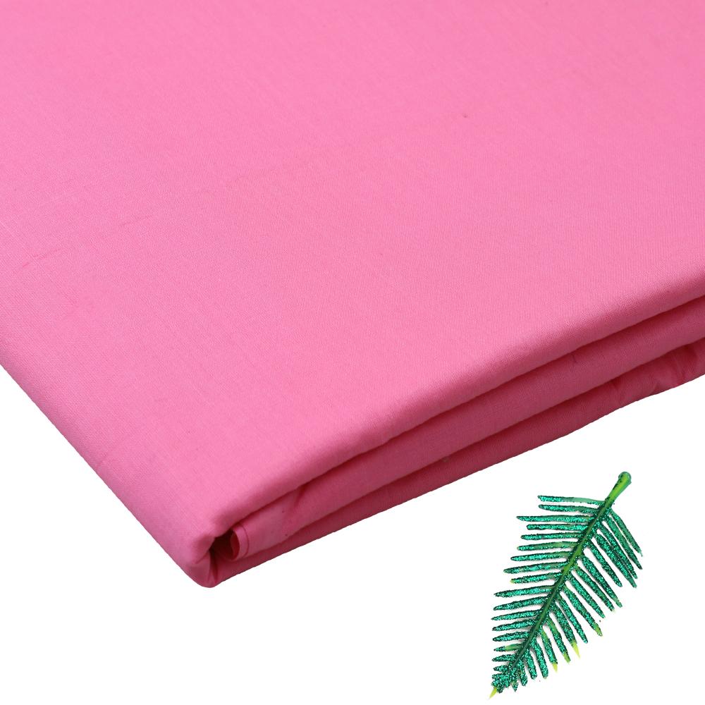 Pink Color Mill Dyed Cotton Cambric Fabric