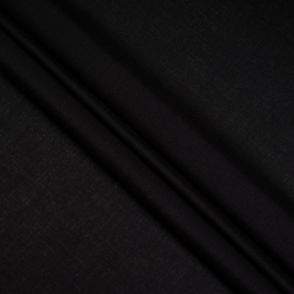 Black Color Mill Dyed Cotton Cambric Fabric