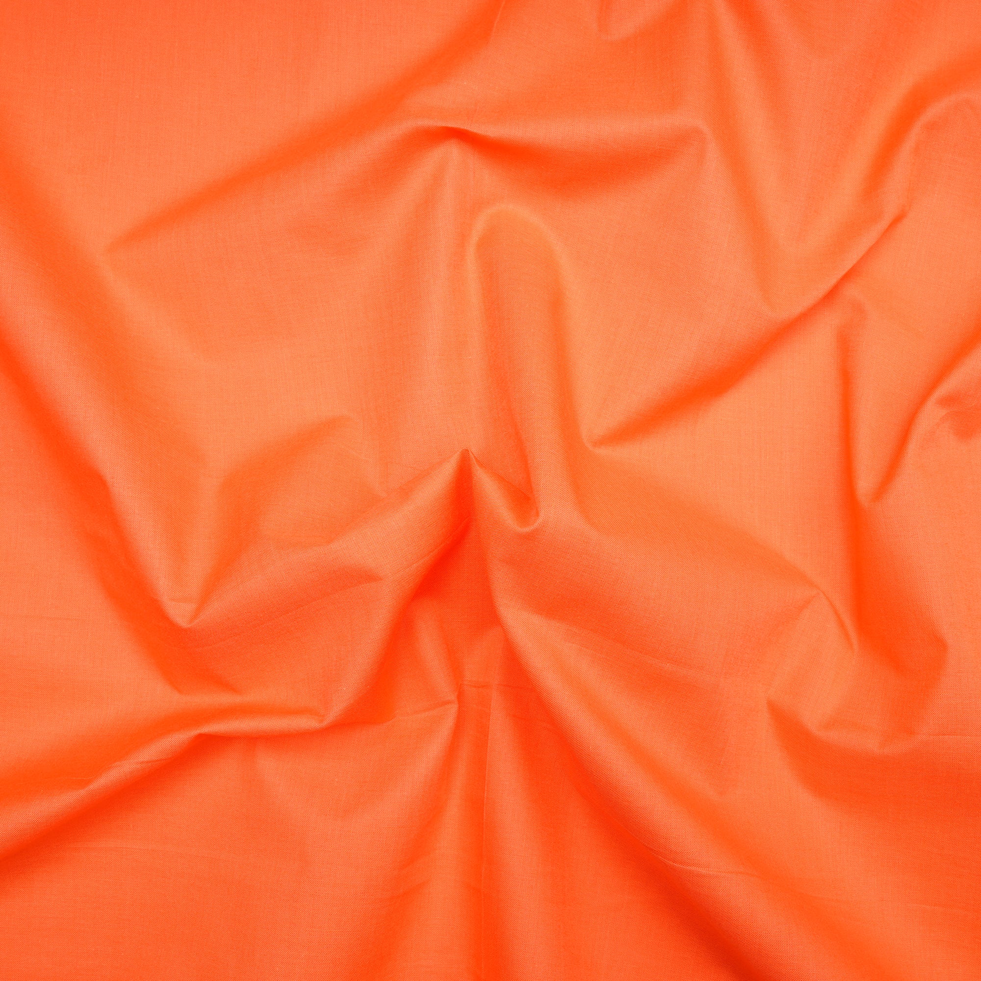 Orange Color Mill Dyed Cotton Cambric Fabric