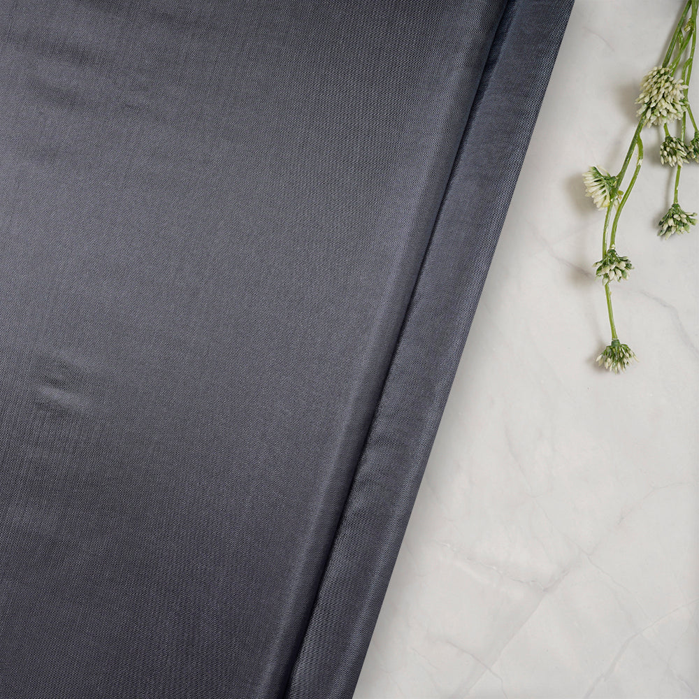 Grey Color Piece Dyed Upada Fabric