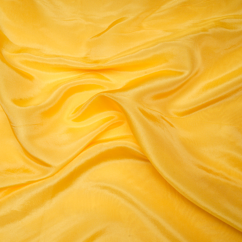 Yellow Color Piece Dyed Upada Fabric