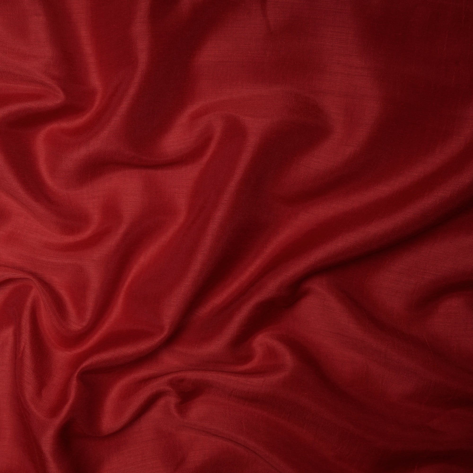 Red Plain Premium Orra Satin Fabric