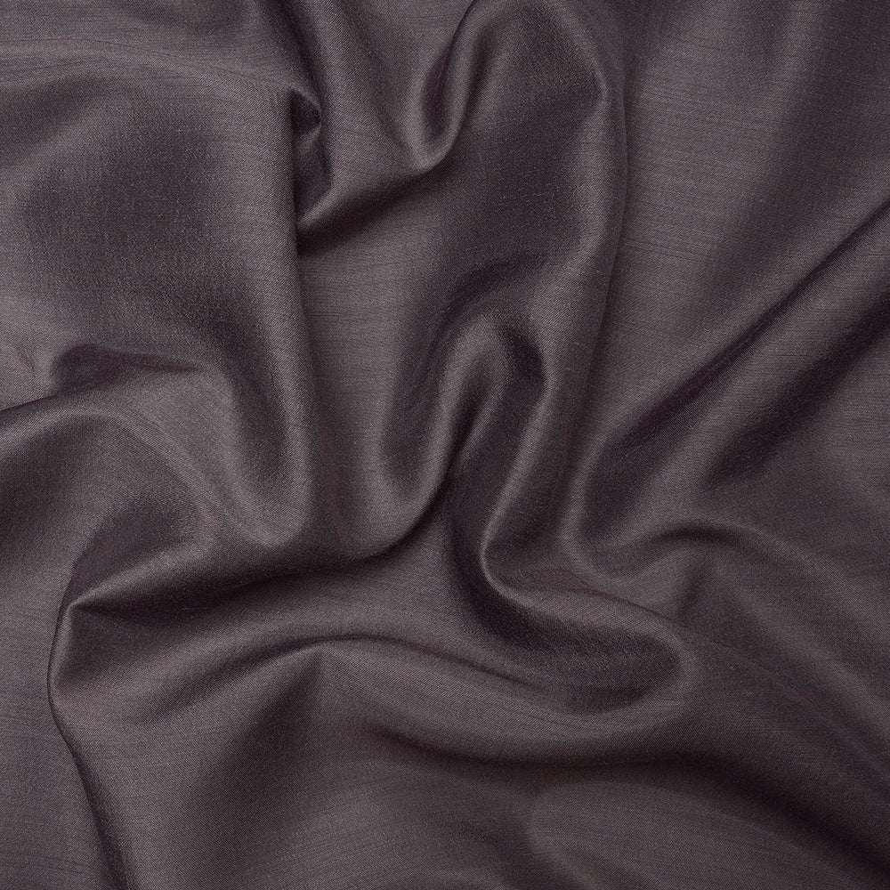 Dark Grey Plain Premium Orra Satin Fabric