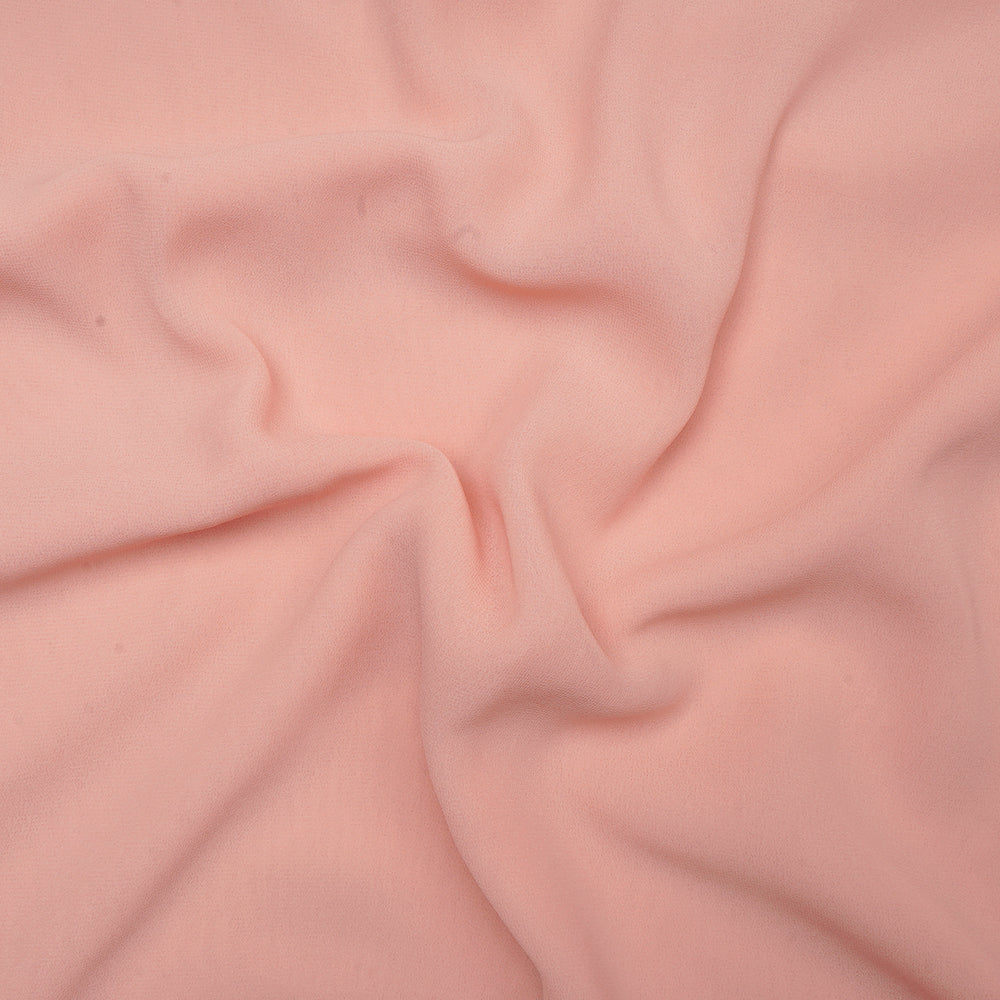 Light Peach Premium Fox Georgtte Fabric