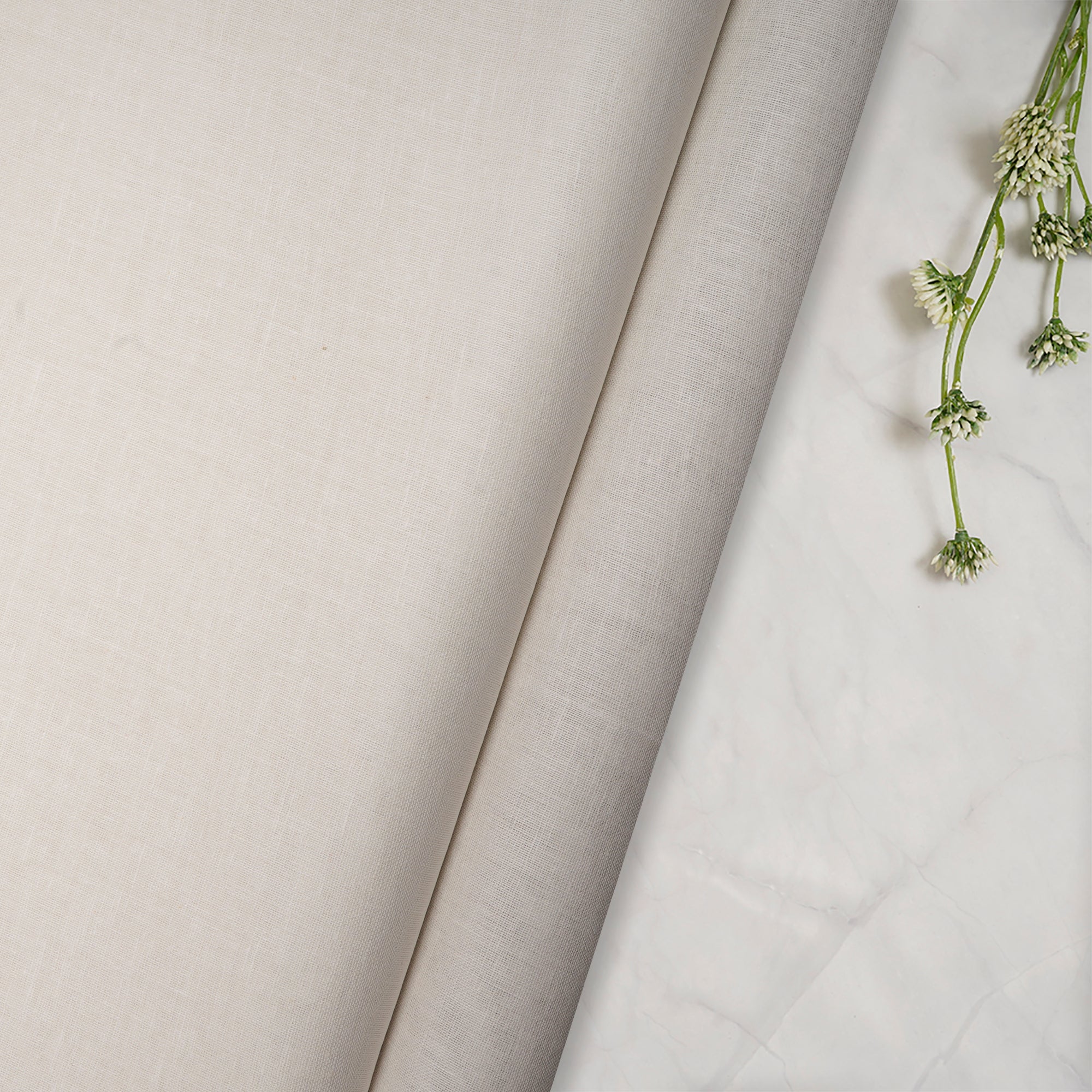 White Mill Dyed Pure Cotton Lining Fabric