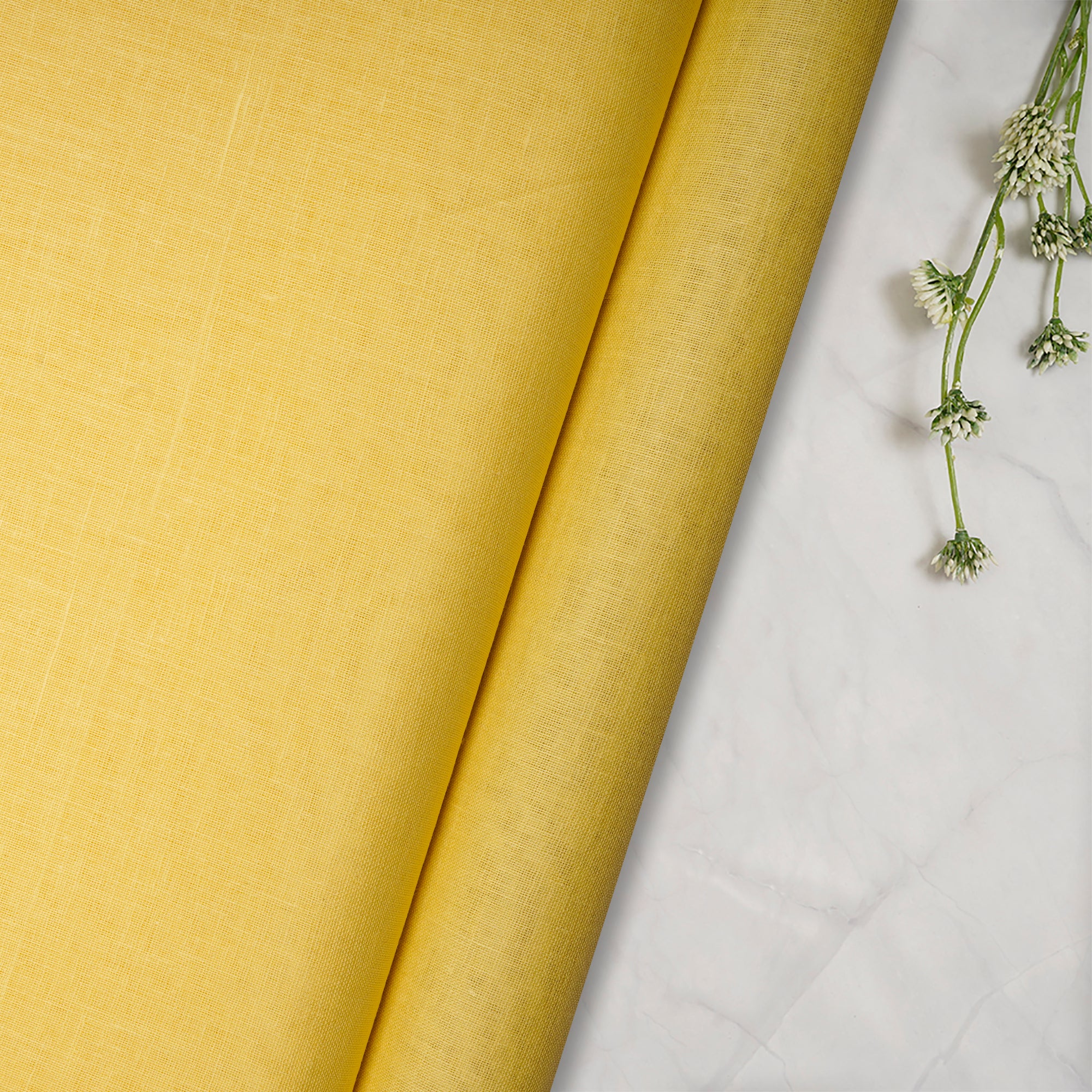 Yellow Mill Dyed Pure Cotton Lining Fabric