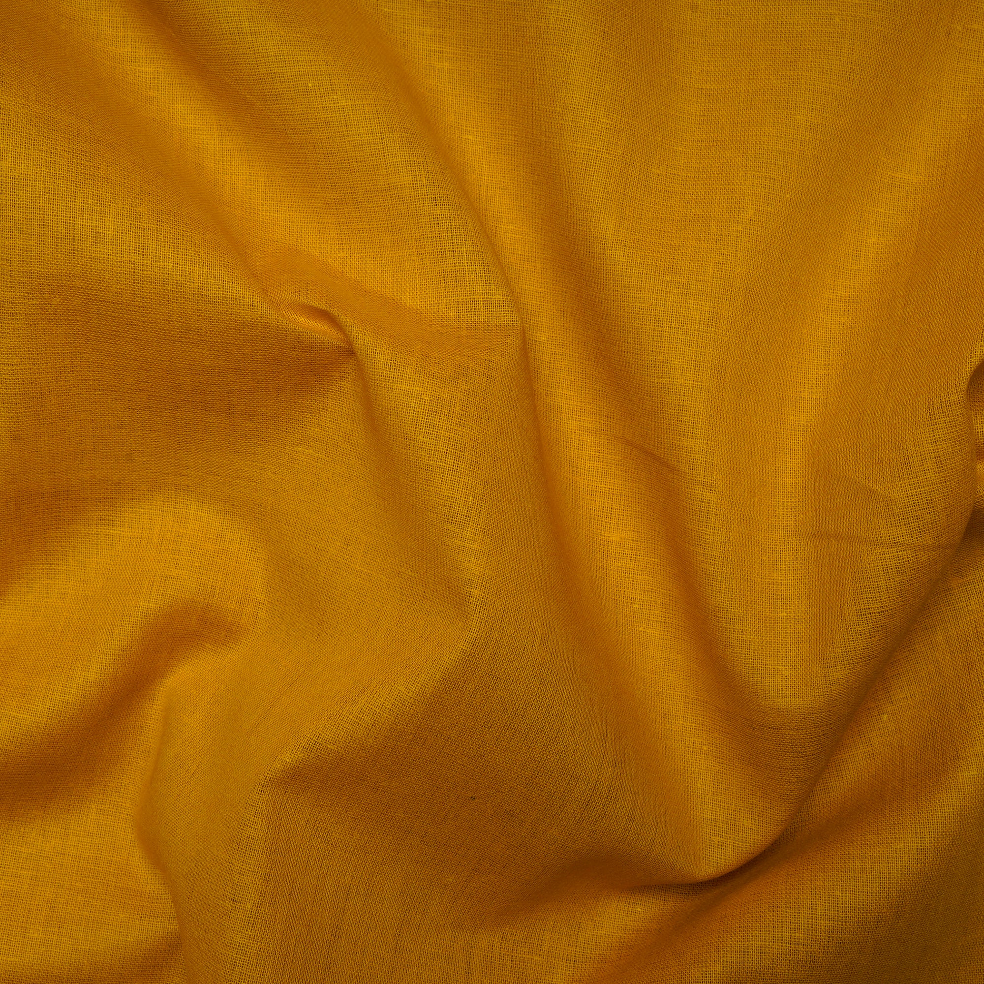 Mustard Mill Dyed Pure Cotton Lining Fabric