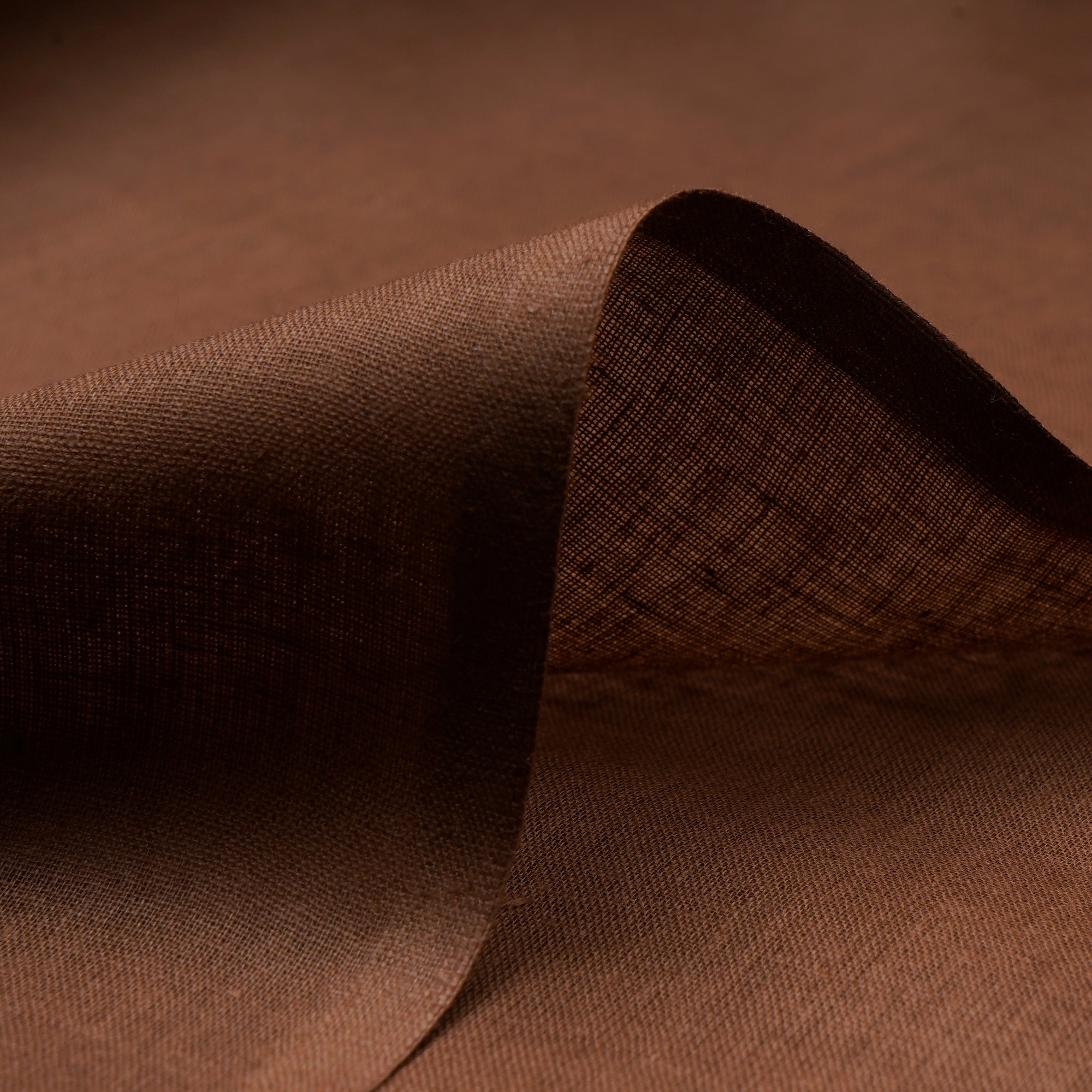 Brown Mill Dyed Pure Cotton Lining Fabric