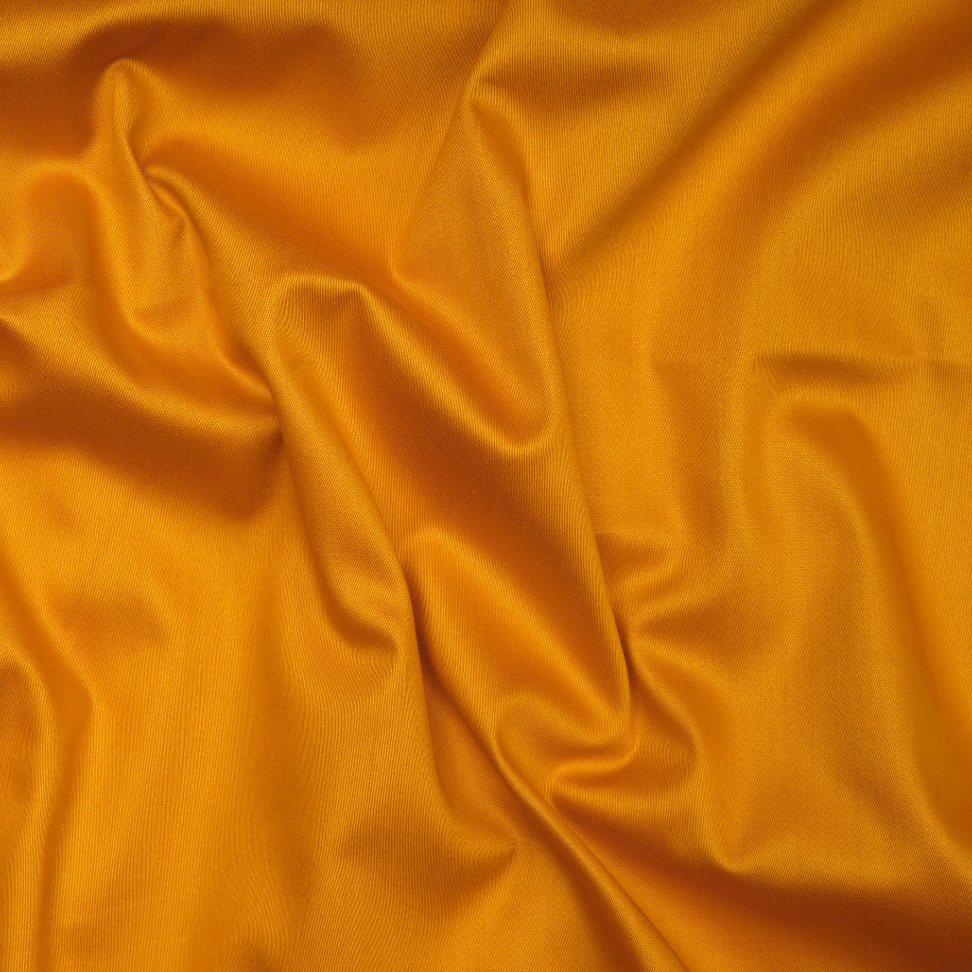 Orange Premium Mill Dyed Glazed Cotton Satin Fabric