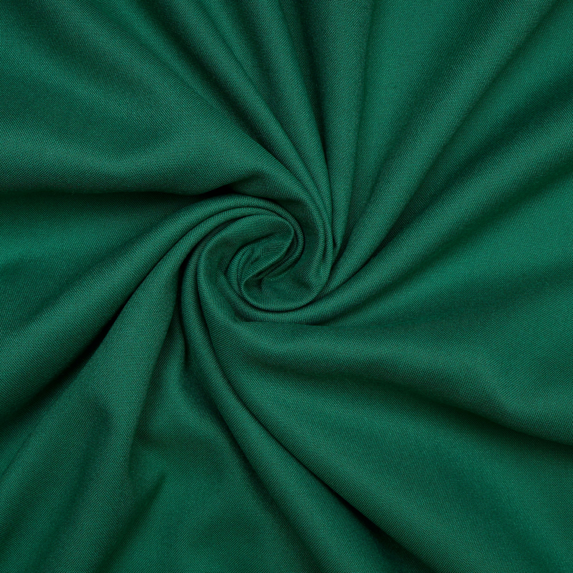 Dark Green Mill Dyed Rayon Fabric