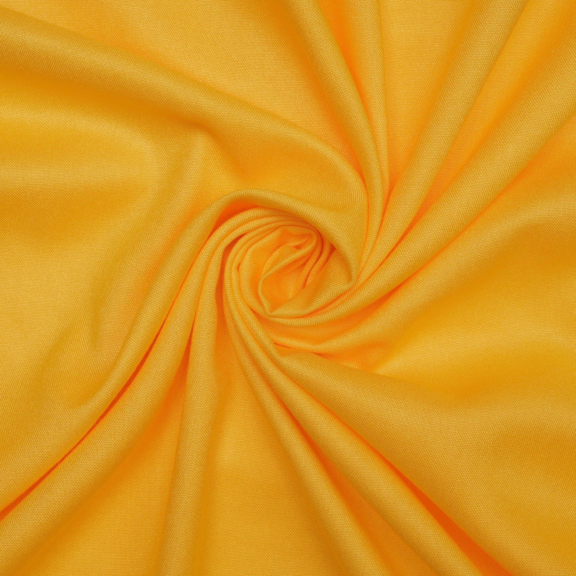 Bright Yellow Mill Dyed Rayon Fabric