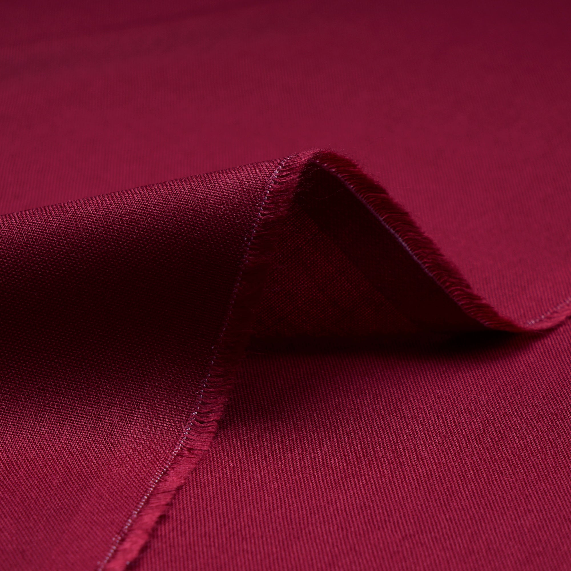 Maroon Mill Dyed Rayon Fabric