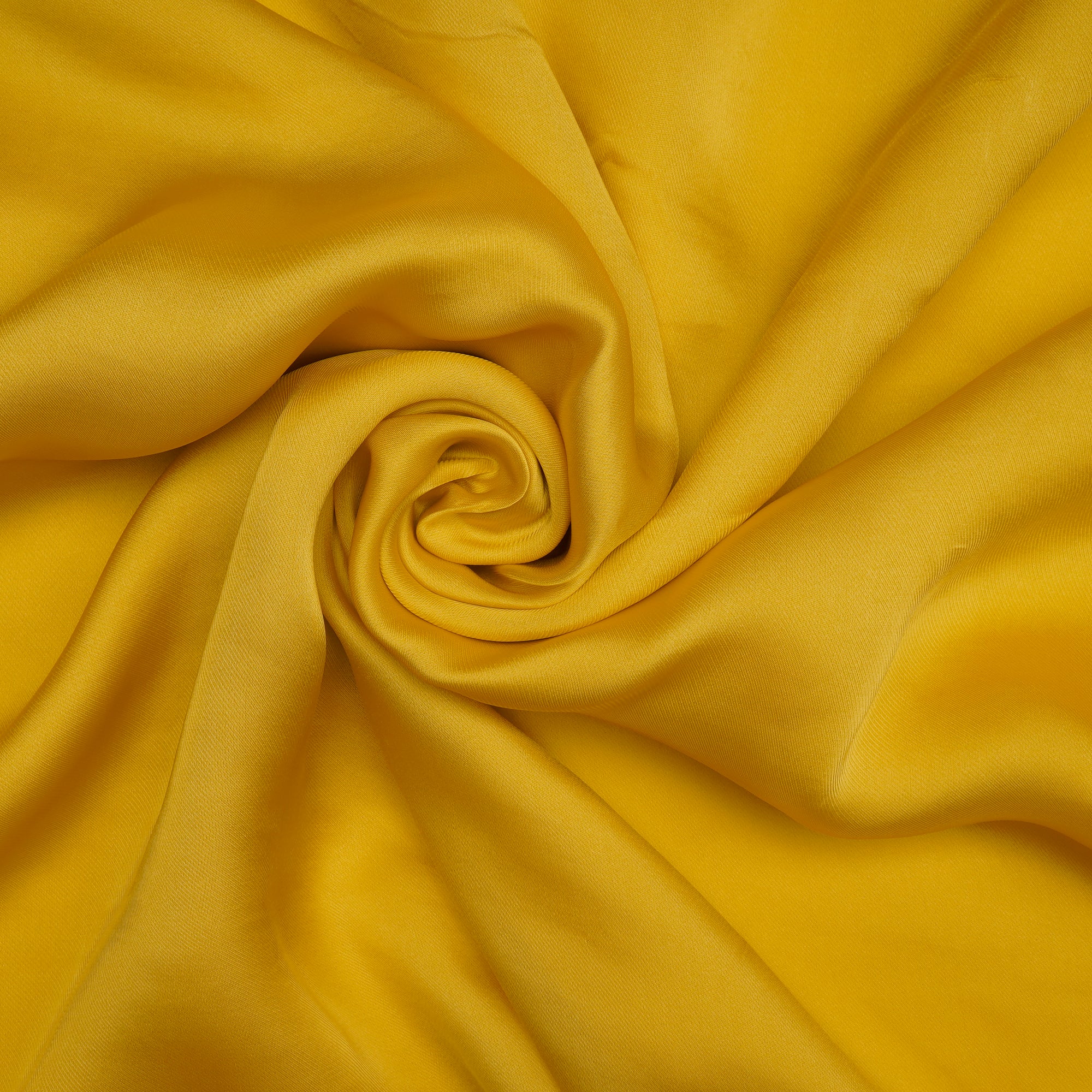 Bright Yellow Mill Dyed Satin Organza Fabric
