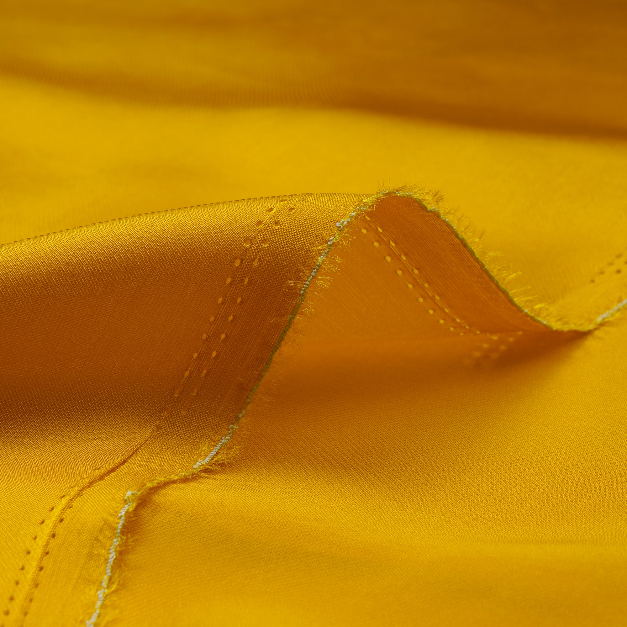 Chrome Yellow Mill Dyed Satin Organza Fabric