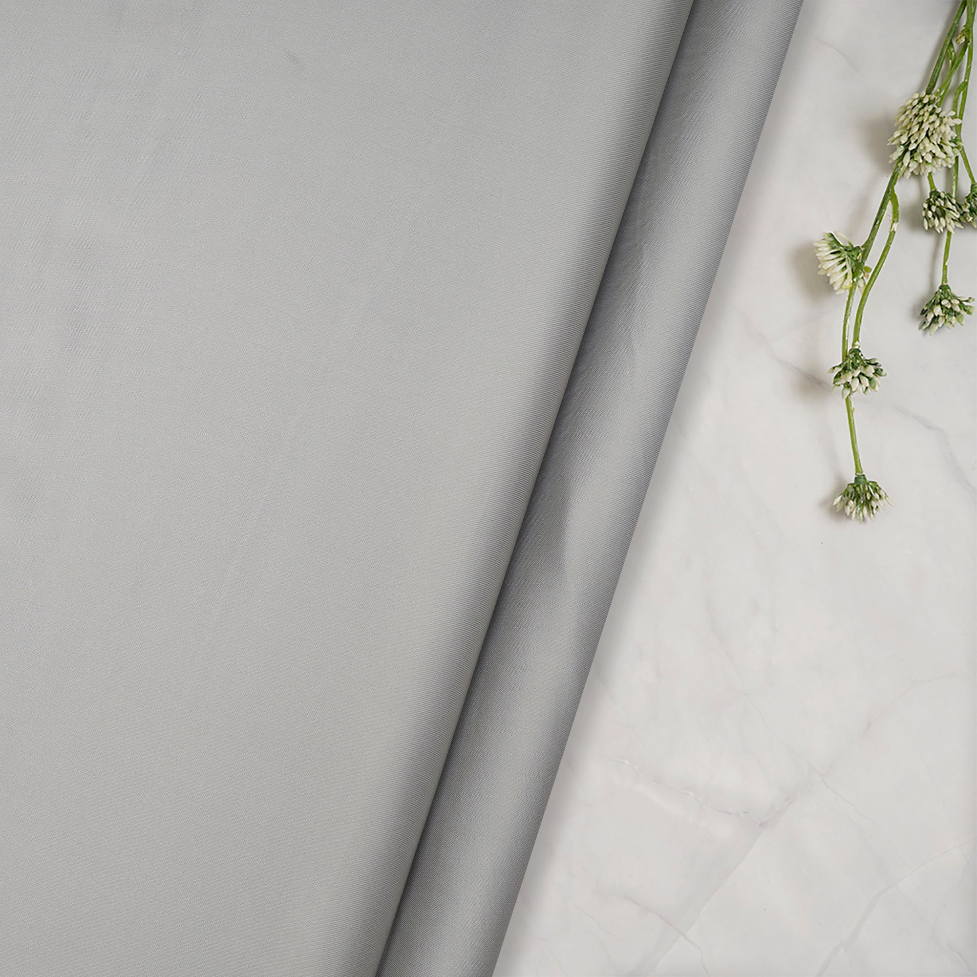 Grey Mill Dyed Satin Organza Fabric