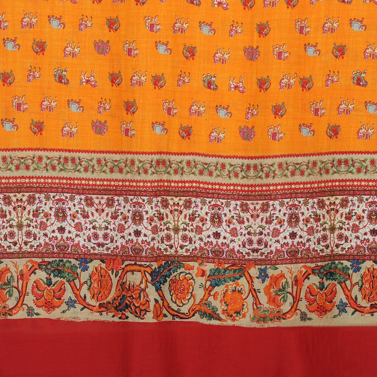Multi Color Digital Printed Modal Silk Dupatta