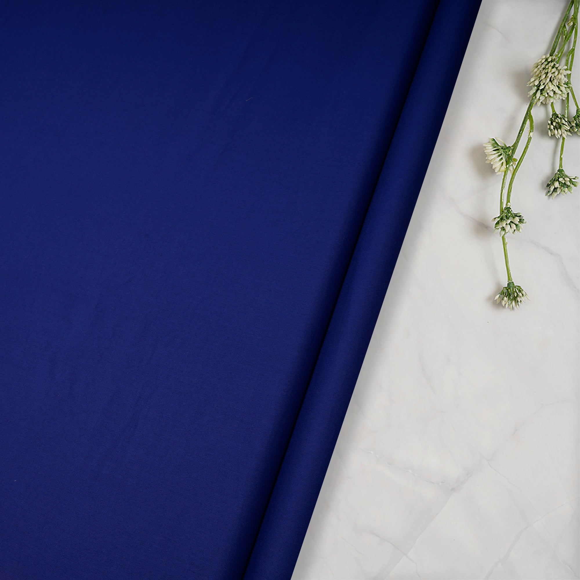 Blue Color Yarn Dyed Cotton Fabric