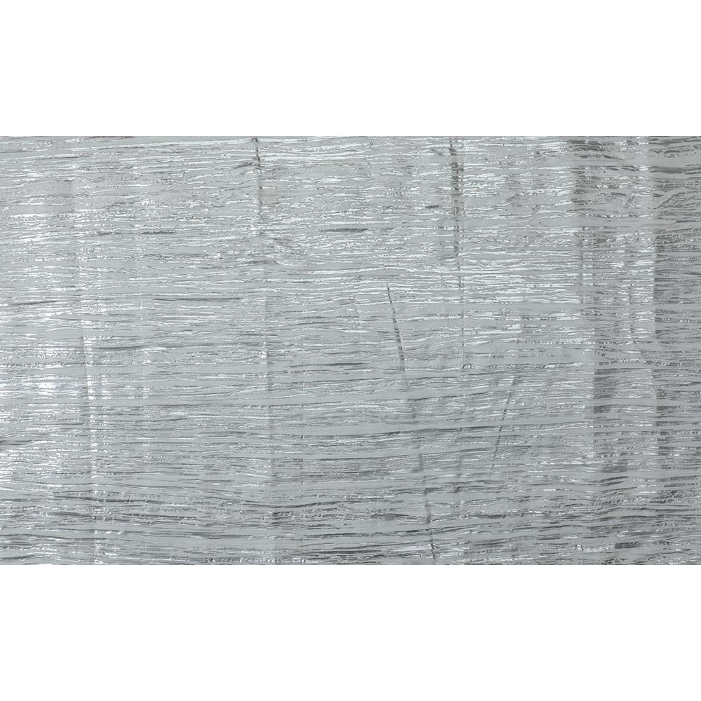 Silver-White Color Printed Bemberg Modal Fabric