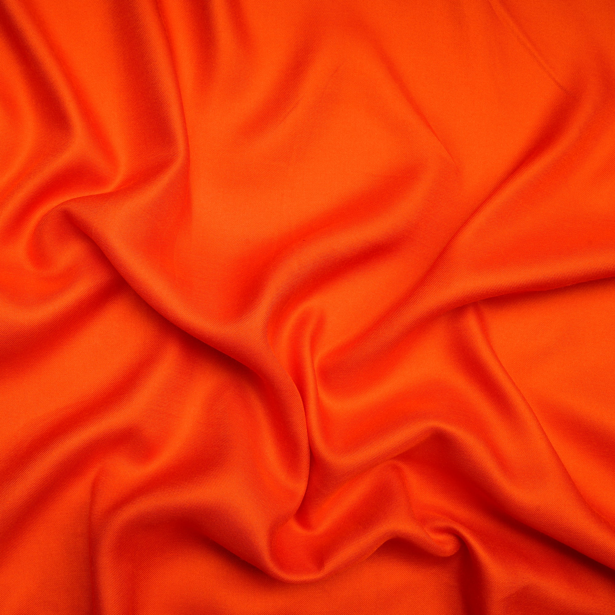 Rust Color Piece Dyed Modal Satin Fabric