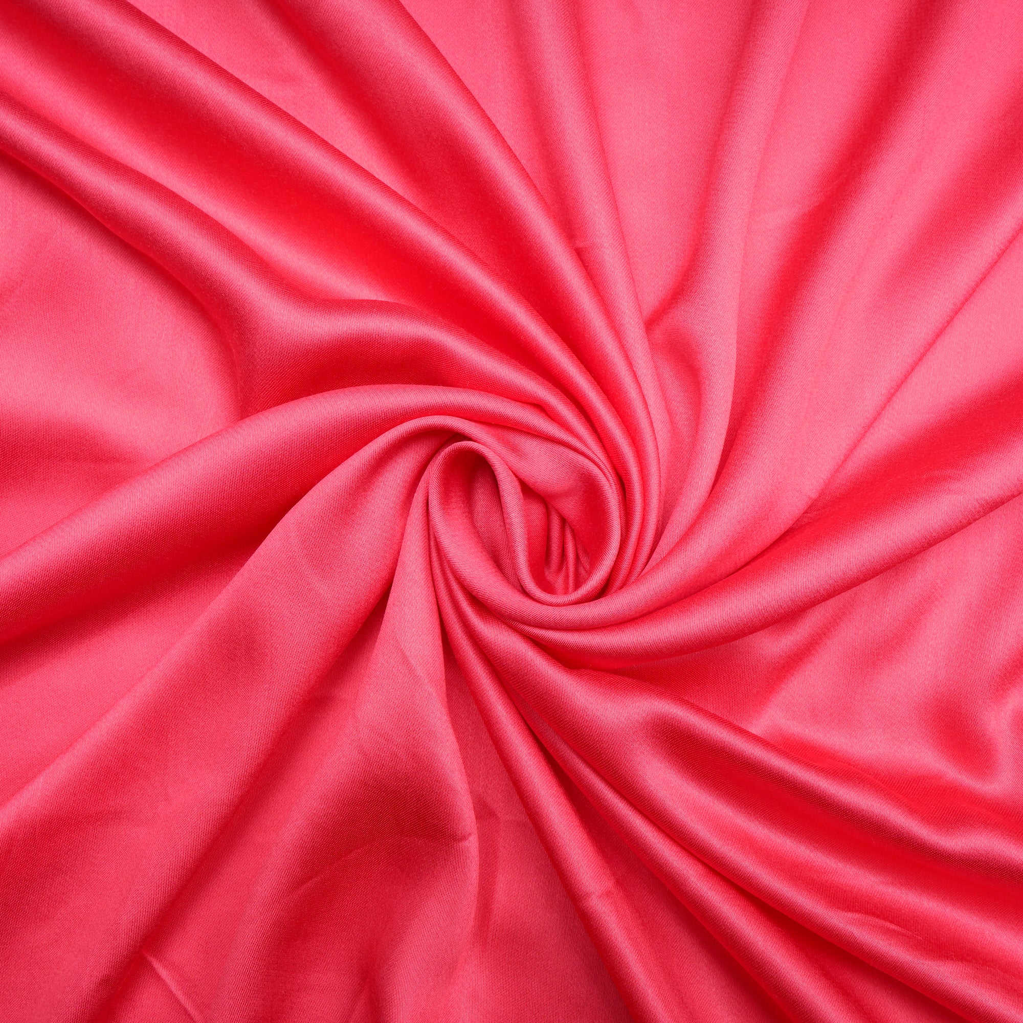 Pink Color Piece Dyed Modal Satin Fabric