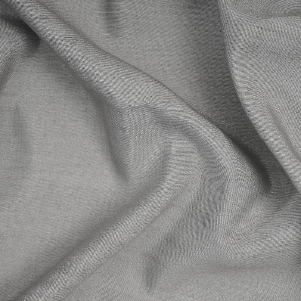 Grey Color Viscose Silk Fabric