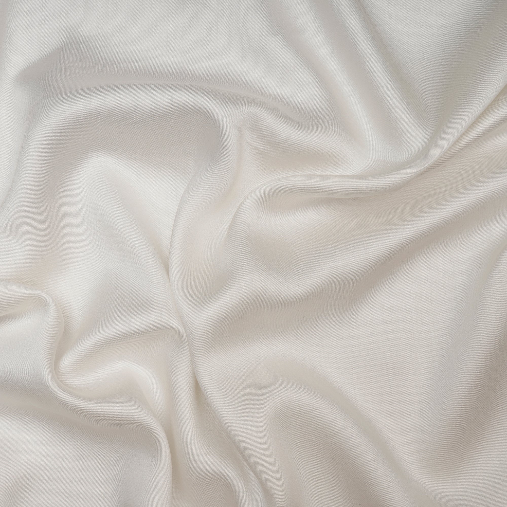 White Color Viscose Modal Satin Dyebale Fabric