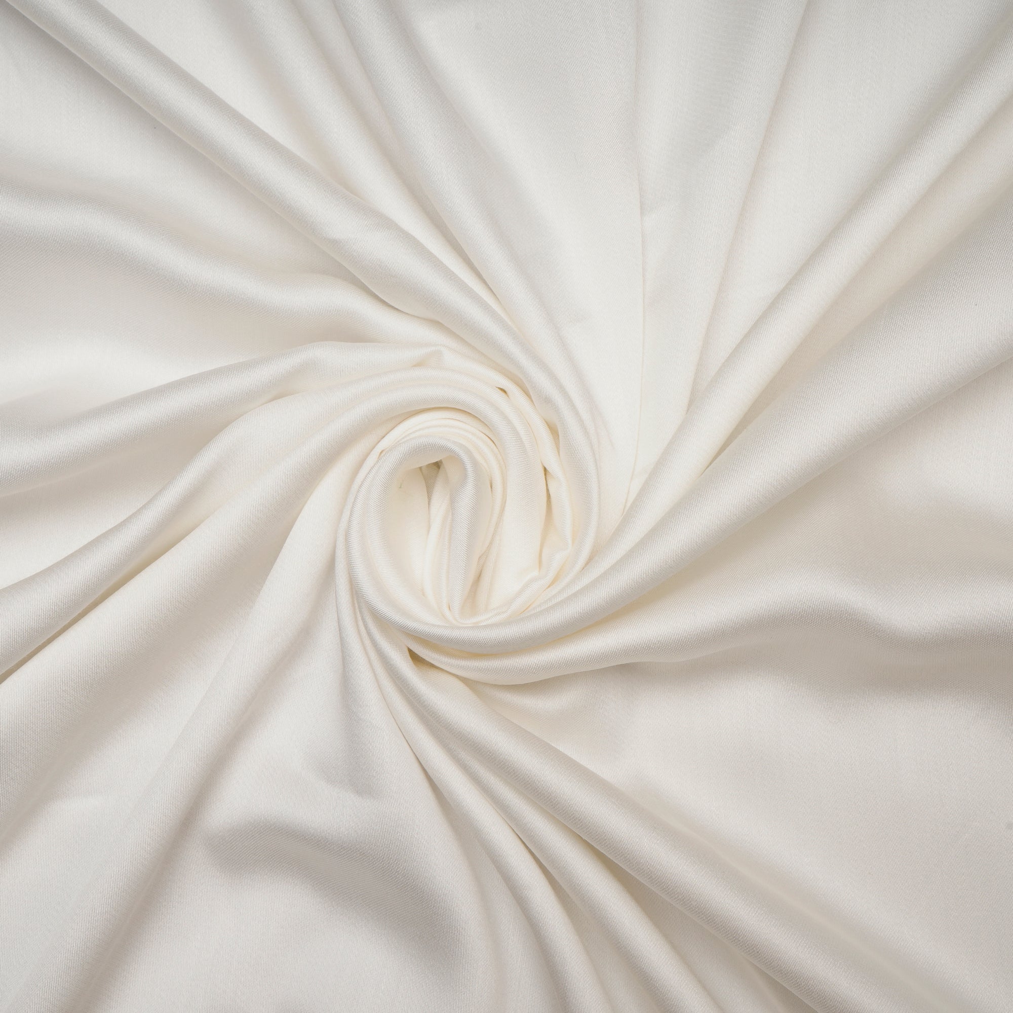 White Color Viscose Modal Satin Dyebale Fabric