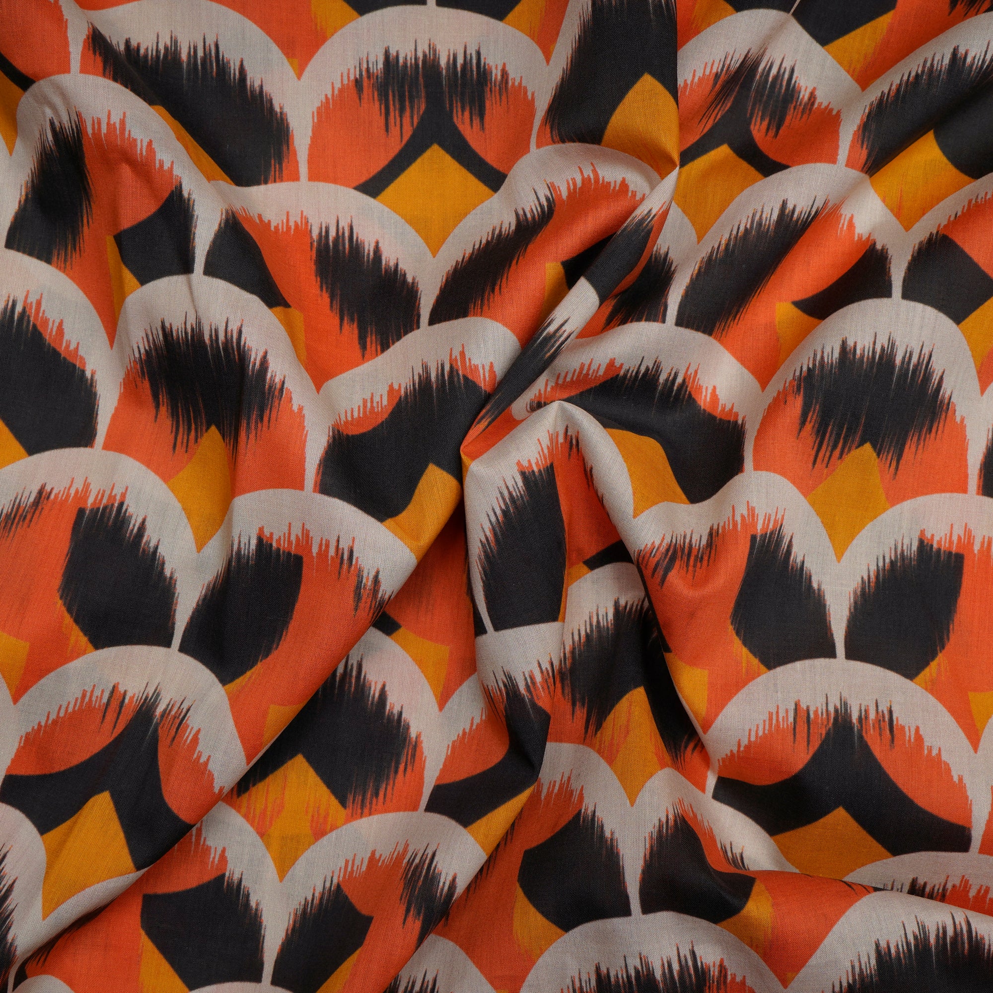 Multi color Digital Printed Cotton Lawn Fabric