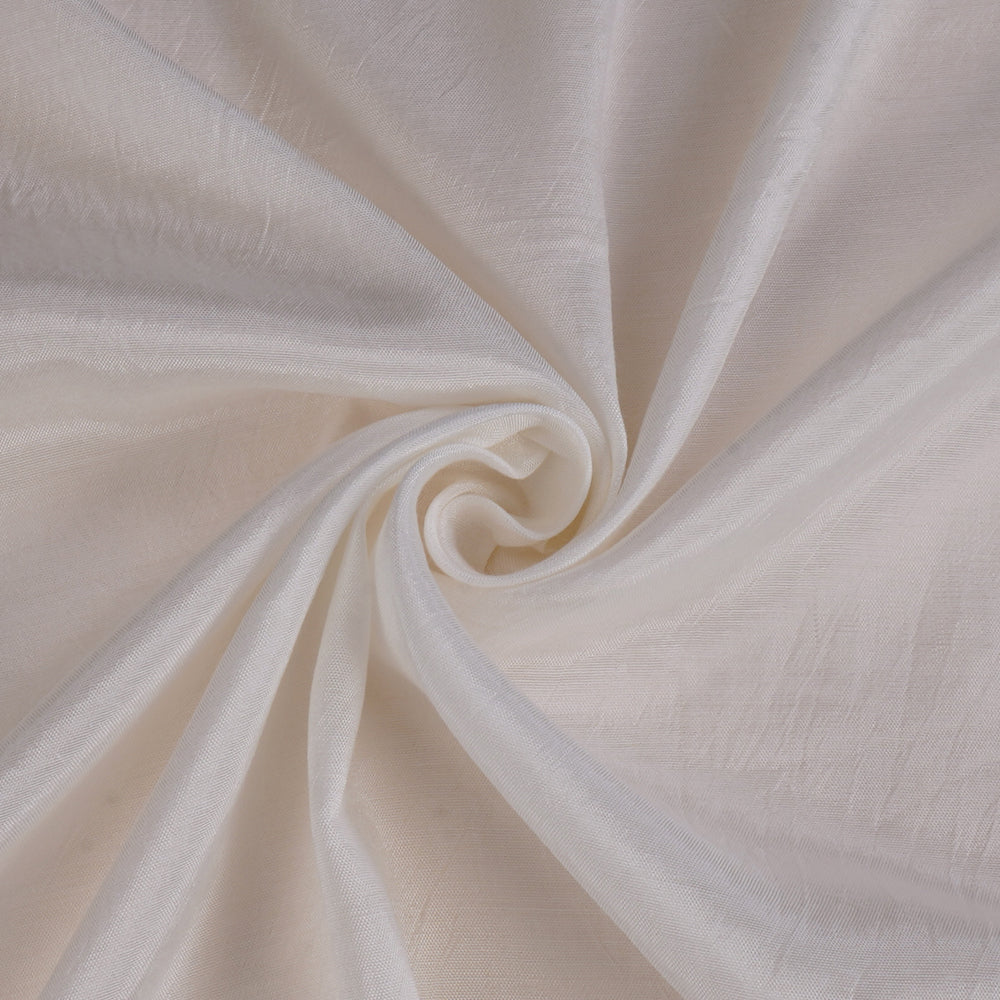 Off White Color 60 GLM Georgette Silk Dyeable Fabric