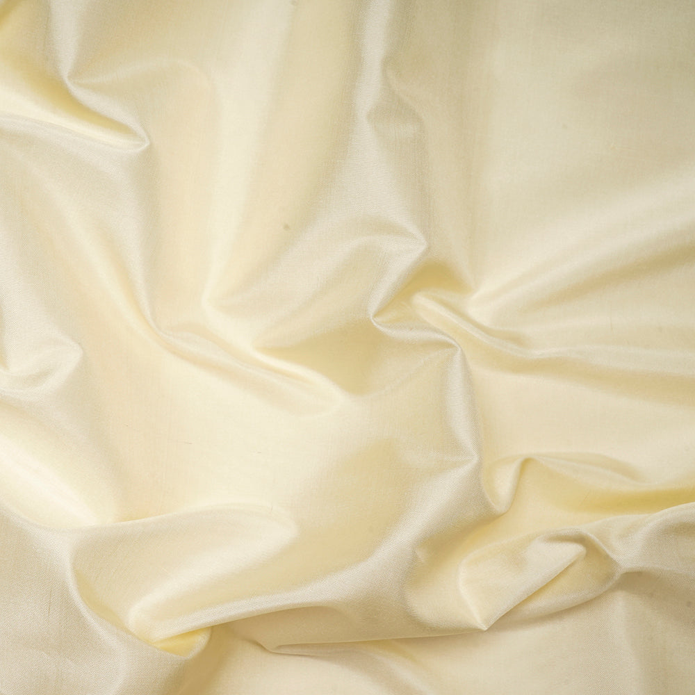 Cream Color 60 GLM Plain Silk Fabric