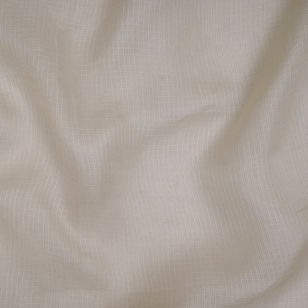 White Color Cotton Silk Kota Dupatta