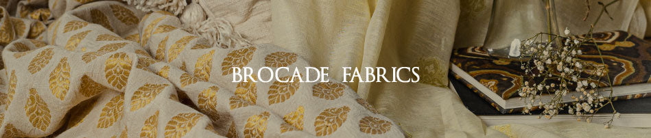 Handwoven brocade fabric