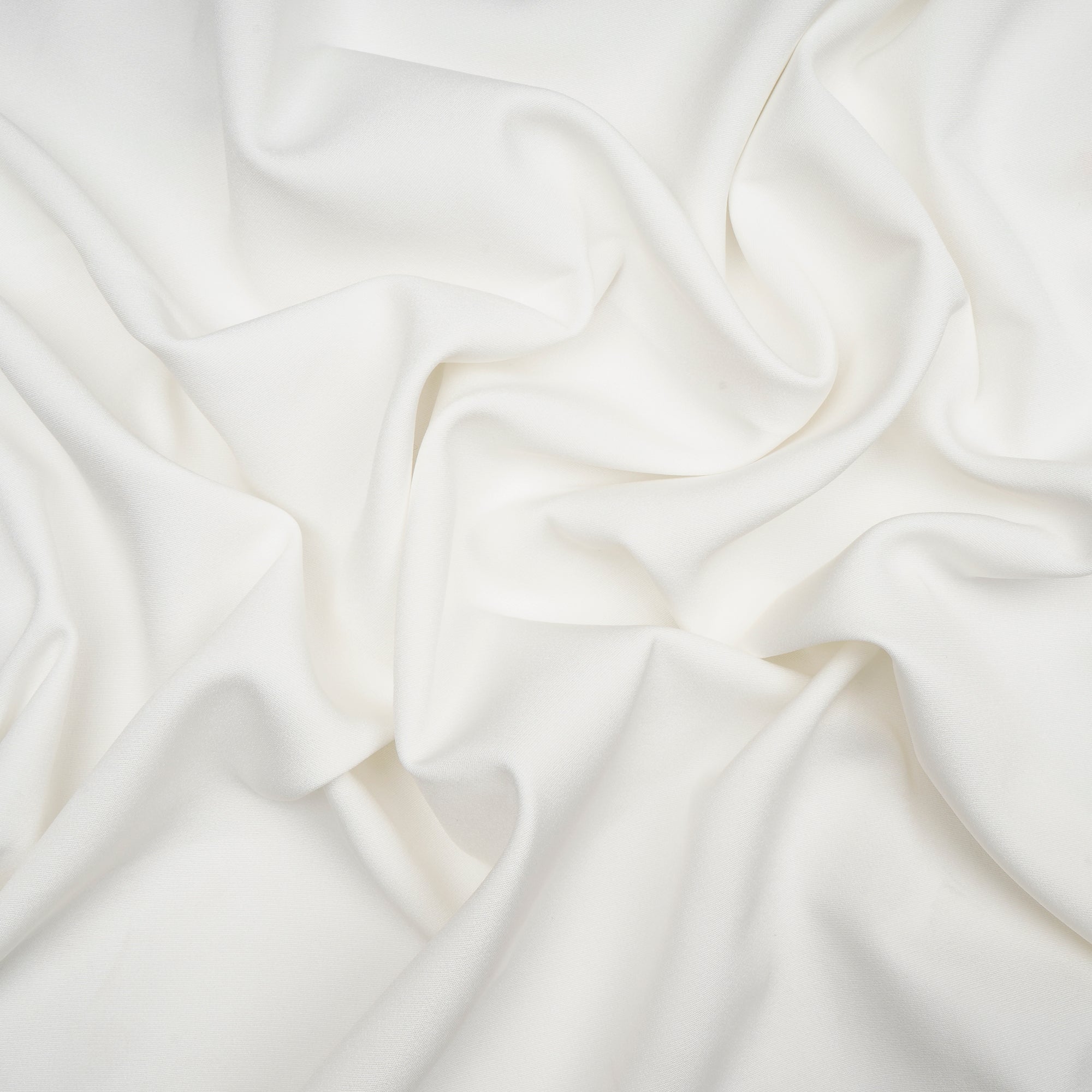 White Solid Dyed Imported Banana Crepe Fabric (60" Width)