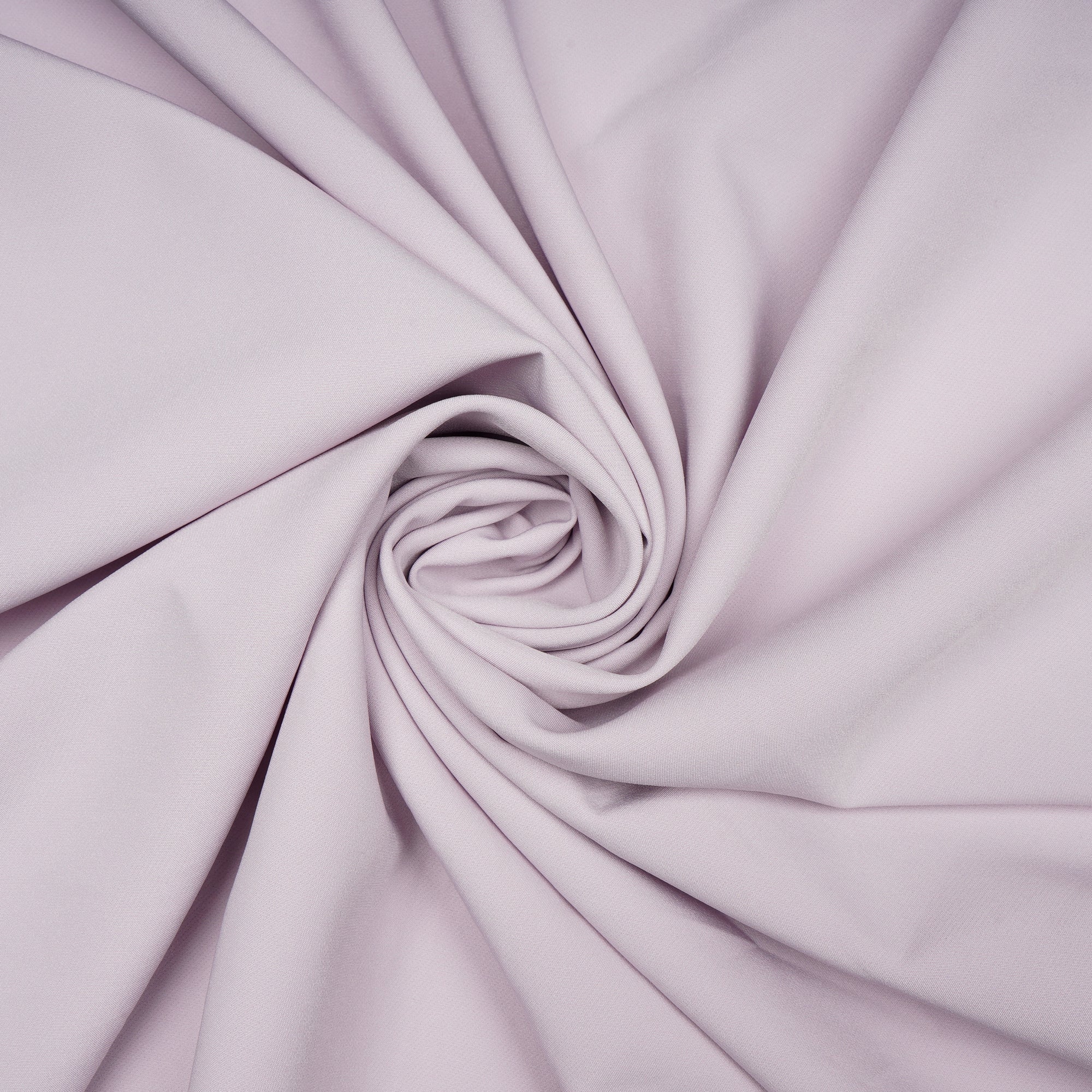 Gray Lilac Solid Dyed Imported Banana Crepe Fabric (60" Width)