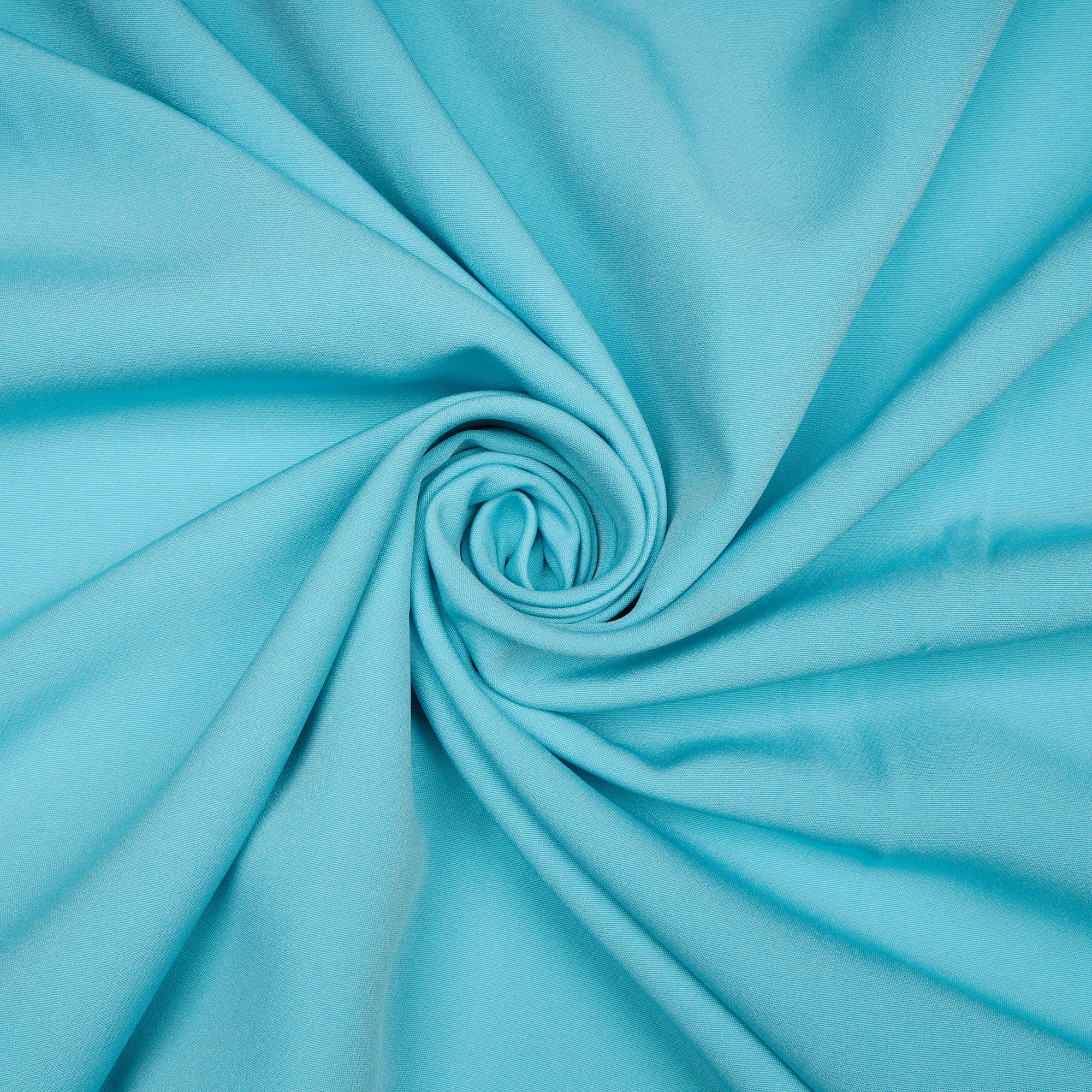 Blue Radiance Solid Dyed Imported Banana Crepe Fabric (60" Width)