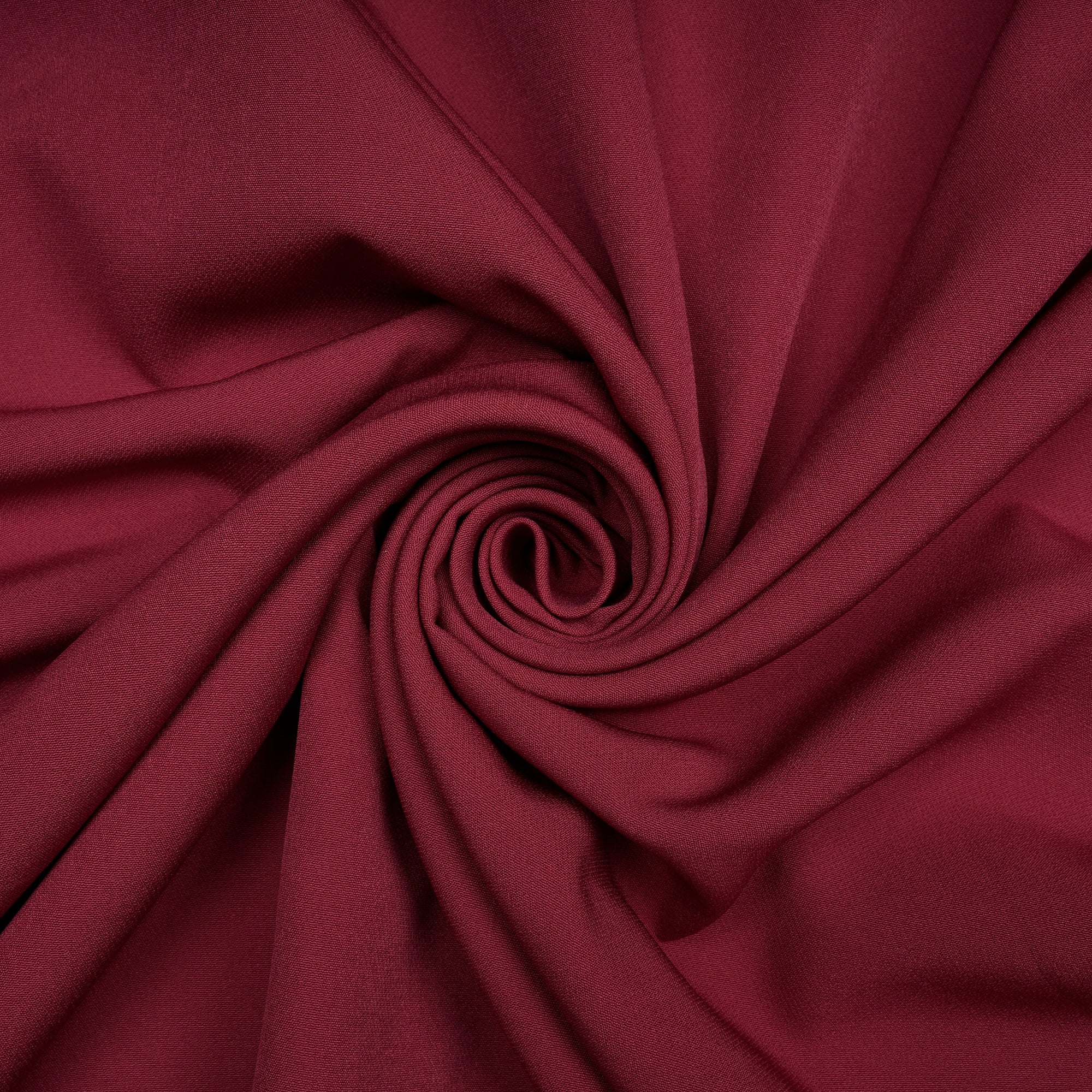 Red Bud Solid Dyed Imported Banana Crepe Fabric (60" Width)