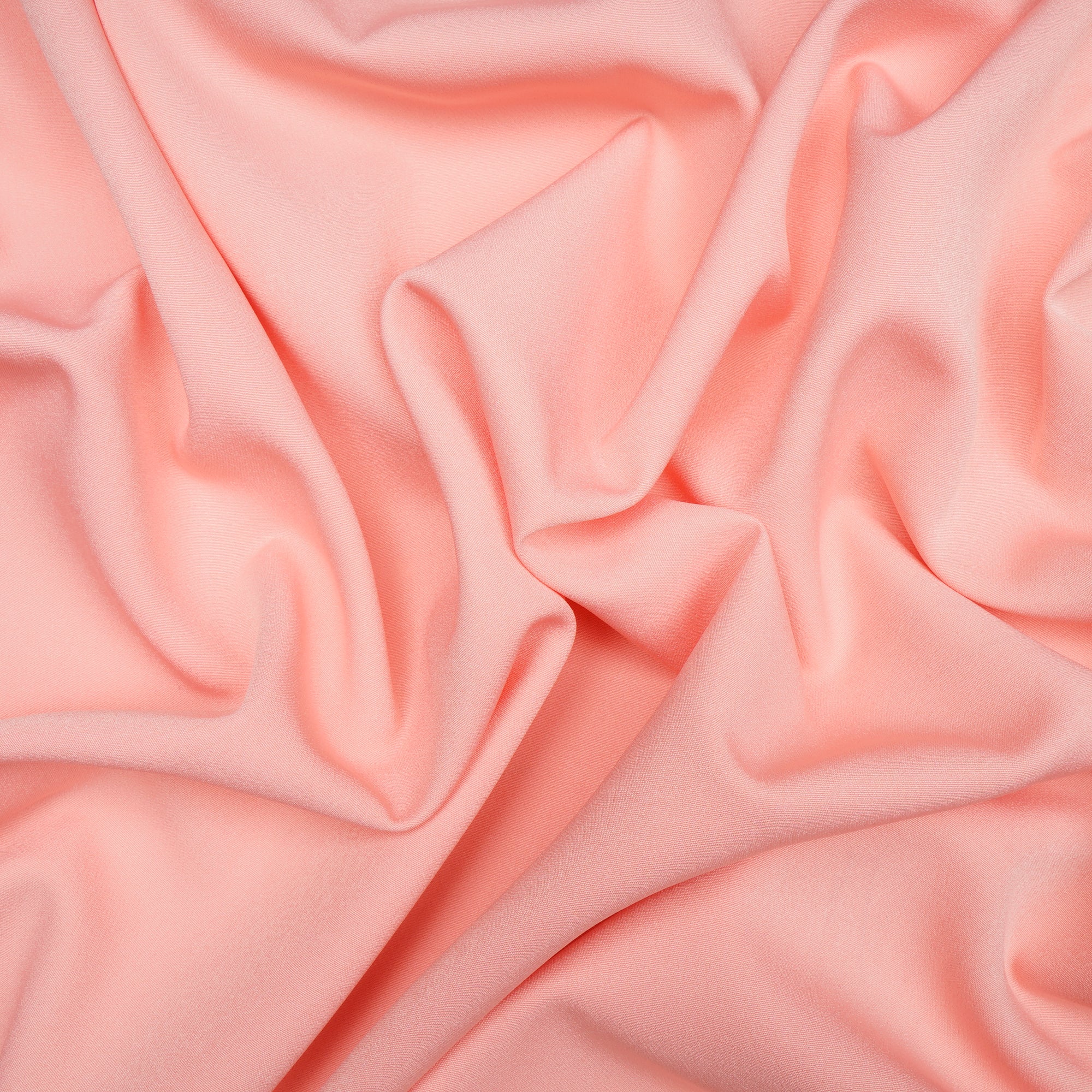 Peach Bud Solid Dyed Imported Banana Crepe Fabric (60" Width)