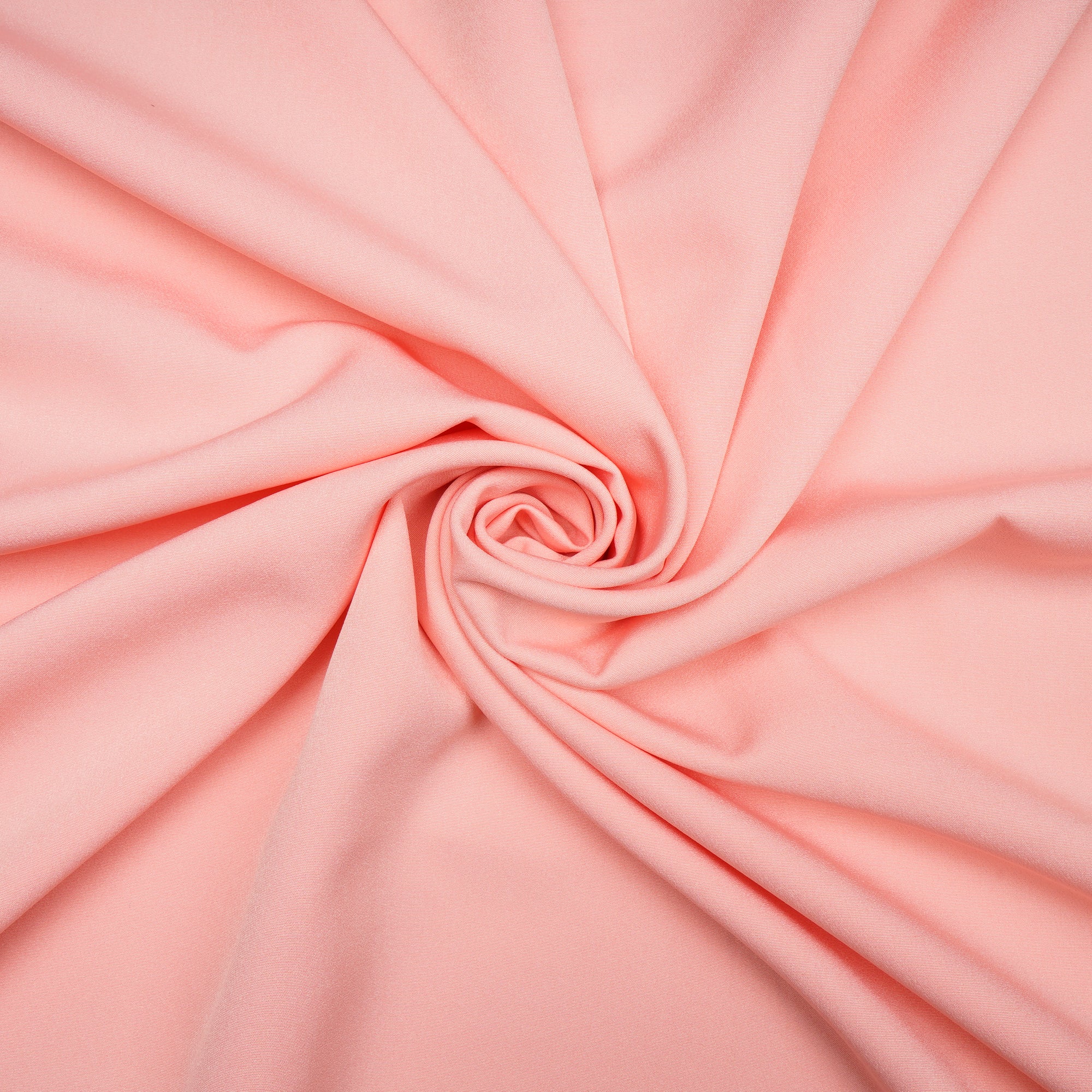 Peach Bud Solid Dyed Imported Banana Crepe Fabric (60" Width)
