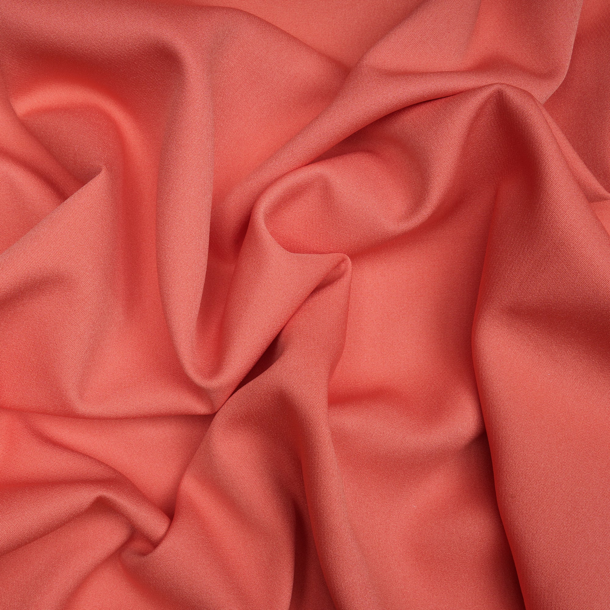 Coral Quartz Solid Dyed Imported Banana Crepe Fabric (60" Width)