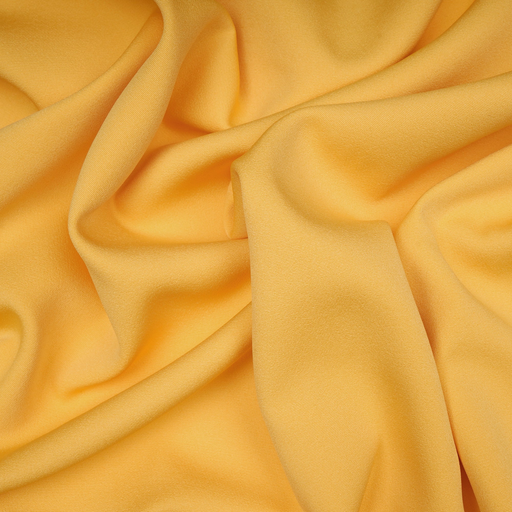 Daffodil Solid Dyed Imported Banana Crepe Fabric (60" Width)