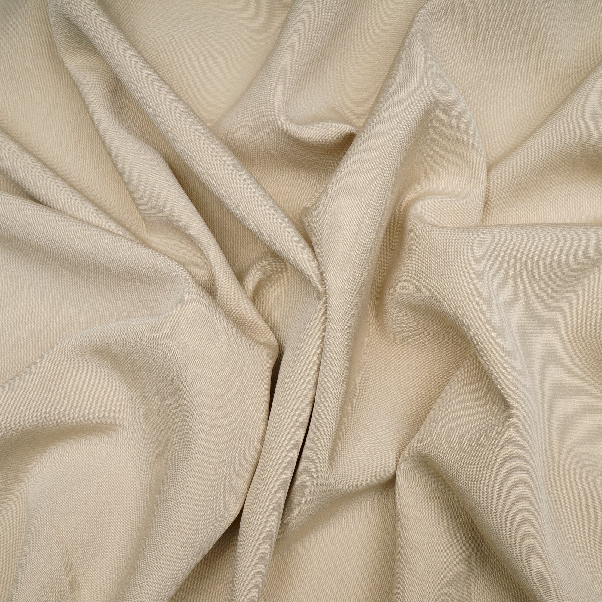 Oyster Grey Solid Dyed Imported Banana Crepe Fabric (60" Width)