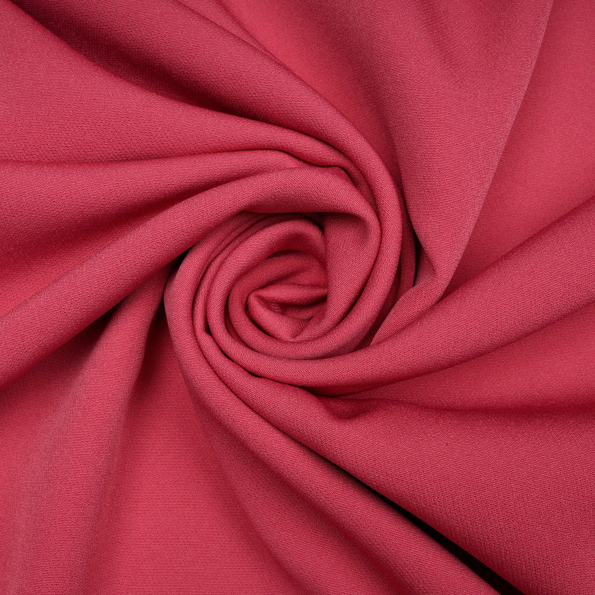 Party Punch Solid Dyed Imported Banana Crepe Fabric (60" Width)