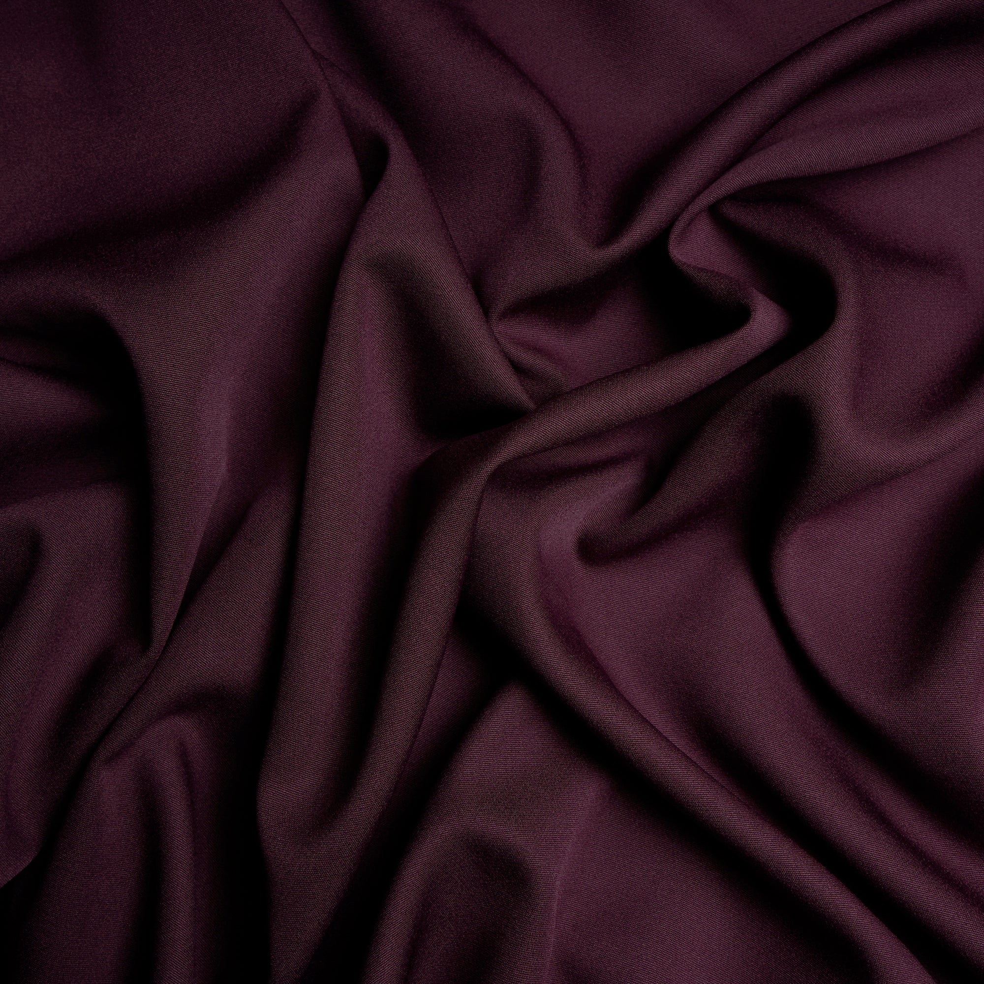 Purple Potion Solid Dyed Imported Banana Crepe Fabric (60" Width)